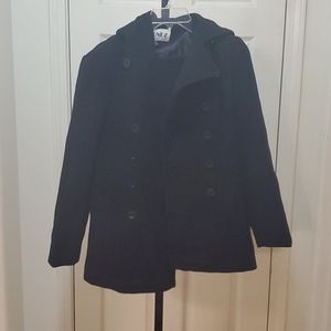 Wool blend coat